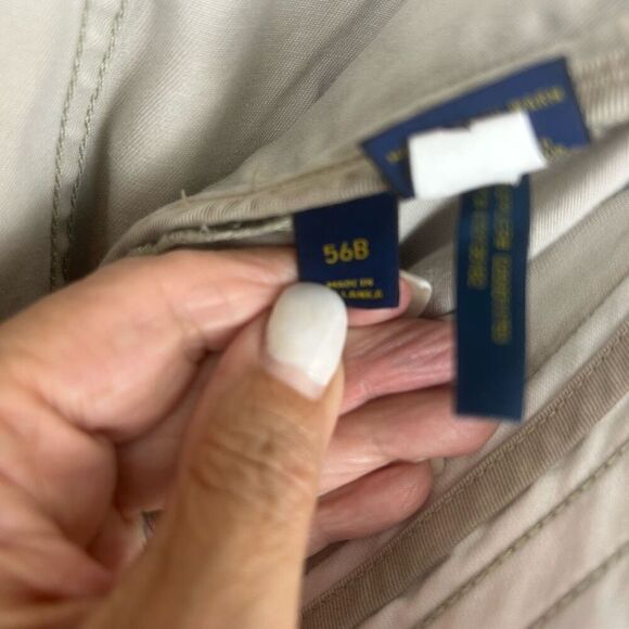 Polo Ralph Lauren Classic Chino Cargo Shorts Men's Size 56B Big Khaki Tan gorpec - Picture 12 of 12